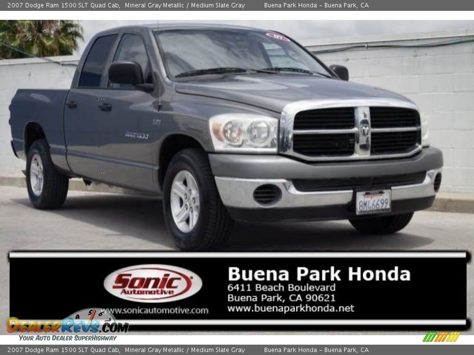 2007 Dodge Ram 1500 SLT Quad Cab Mineral Gray Metallic / Medium Slate Gray Photo #1