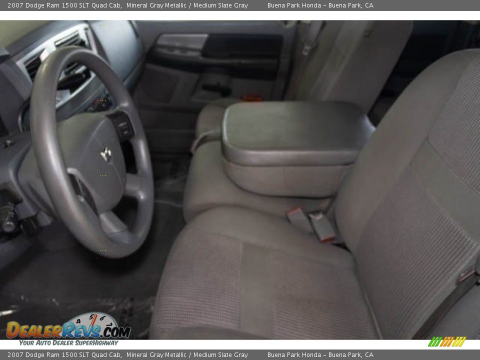 2007 Dodge Ram 1500 SLT Quad Cab Mineral Gray Metallic / Medium Slate Gray Photo #3