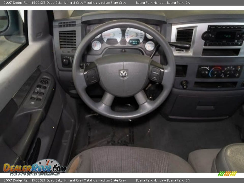 2007 Dodge Ram 1500 SLT Quad Cab Mineral Gray Metallic / Medium Slate Gray Photo #5