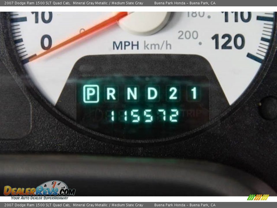 2007 Dodge Ram 1500 SLT Quad Cab Mineral Gray Metallic / Medium Slate Gray Photo #6