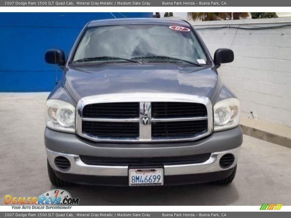 2007 Dodge Ram 1500 SLT Quad Cab Mineral Gray Metallic / Medium Slate Gray Photo #7