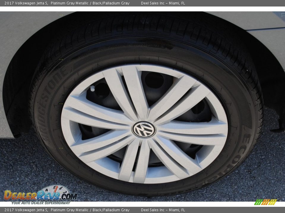 2017 Volkswagen Jetta S Platinum Gray Metallic / Black/Palladium Gray Photo #11