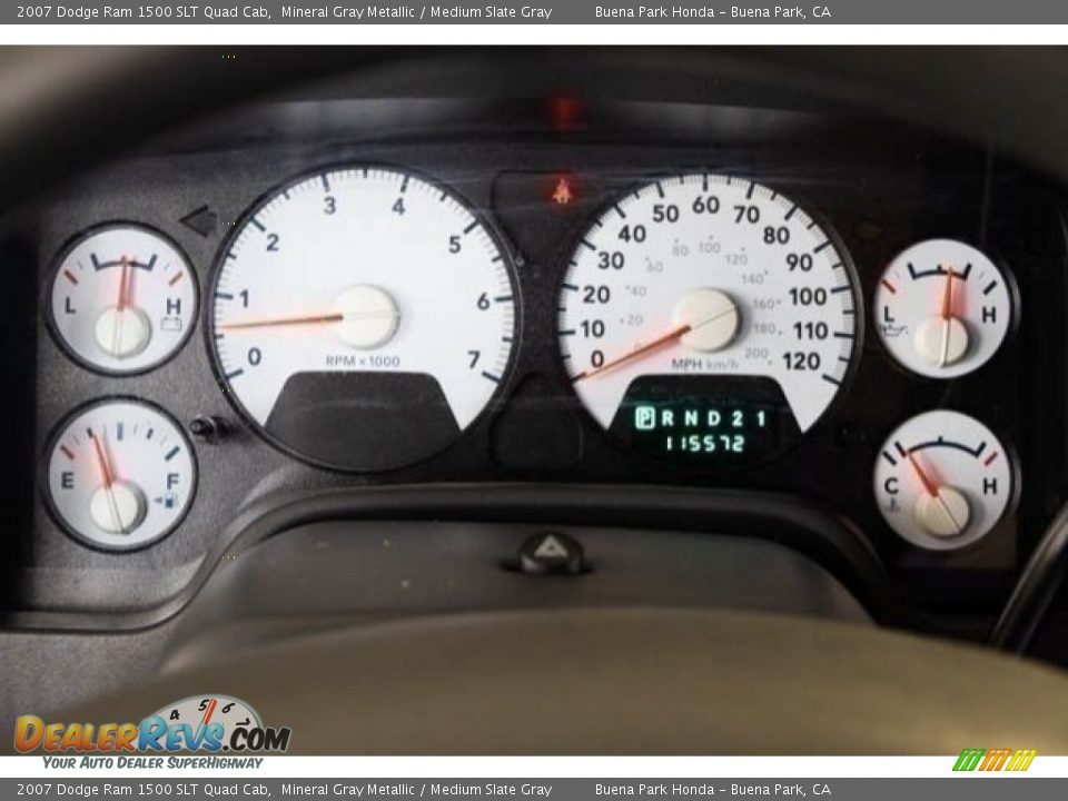 2007 Dodge Ram 1500 SLT Quad Cab Mineral Gray Metallic / Medium Slate Gray Photo #25