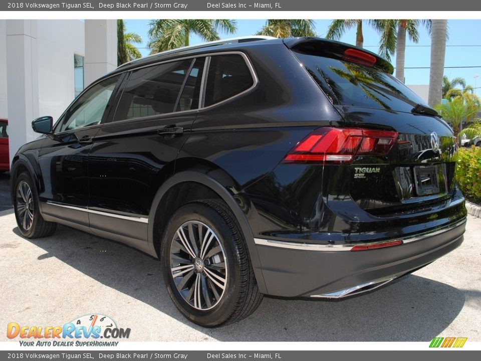 2018 Volkswagen Tiguan SEL Deep Black Pearl / Storm Gray Photo #7