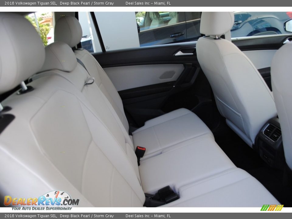 2018 Volkswagen Tiguan SEL Deep Black Pearl / Storm Gray Photo #12