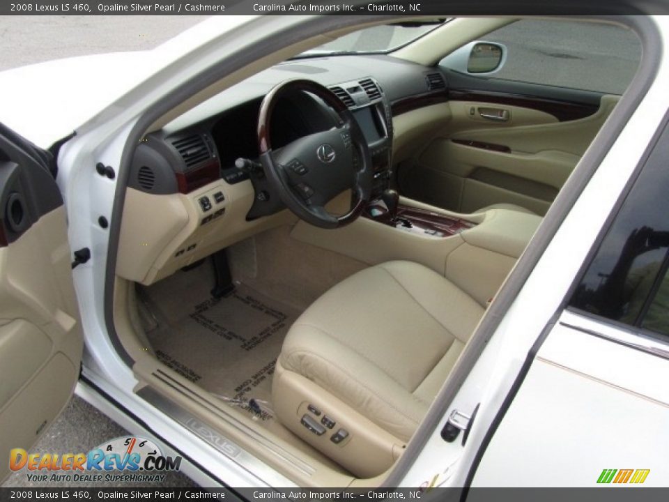 2008 Lexus LS 460 Opaline Silver Pearl / Cashmere Photo #17
