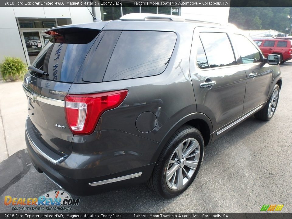 2018 Ford Explorer Limited 4WD Magnetic Metallic / Ebony Black Photo #2