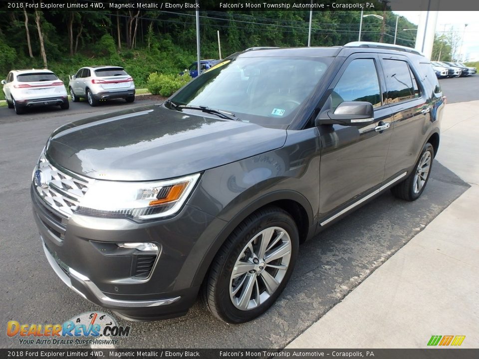 2018 Ford Explorer Limited 4WD Magnetic Metallic / Ebony Black Photo #7