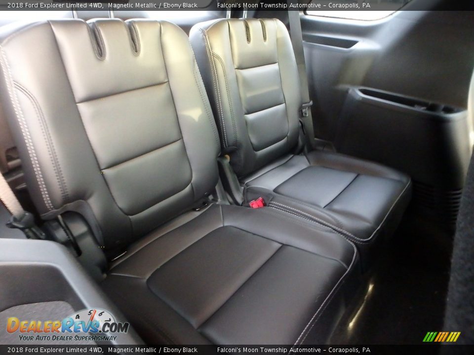 2018 Ford Explorer Limited 4WD Magnetic Metallic / Ebony Black Photo #15