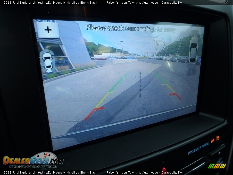 2018 Ford Explorer Limited 4WD Magnetic Metallic / Ebony Black Photo #25