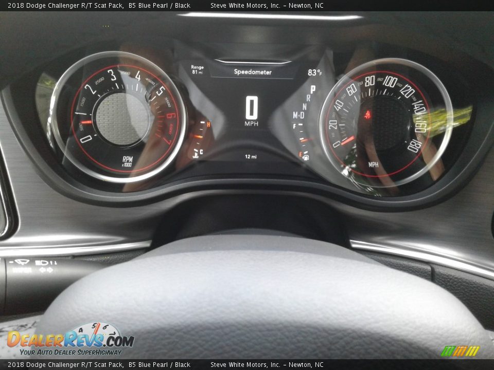 2018 Dodge Challenger R/T Scat Pack B5 Blue Pearl / Black Photo #18