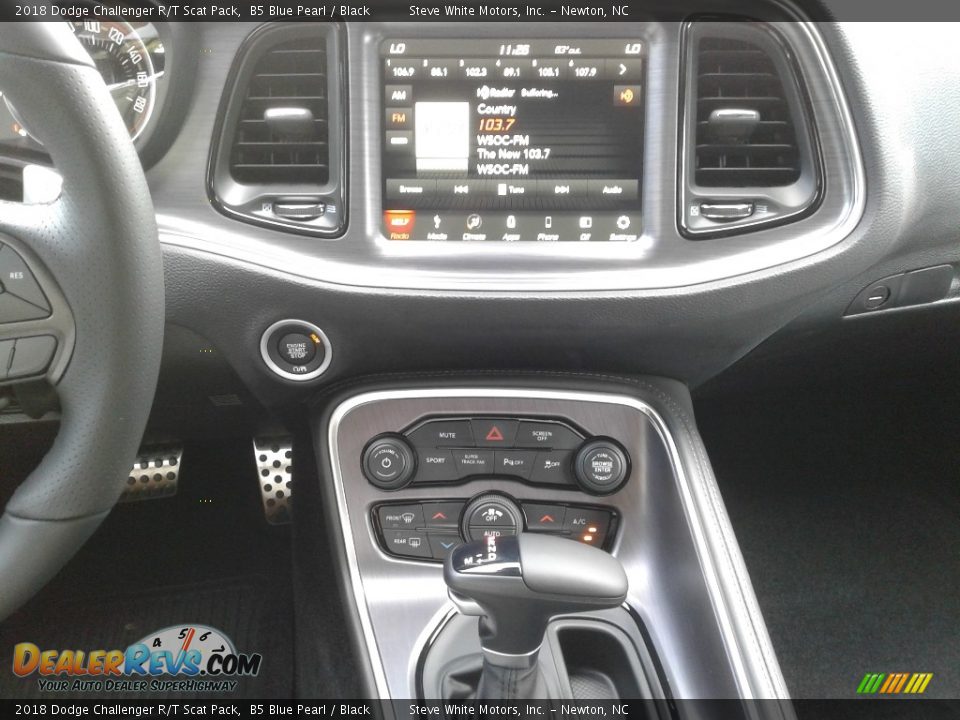 2018 Dodge Challenger R/T Scat Pack B5 Blue Pearl / Black Photo #20