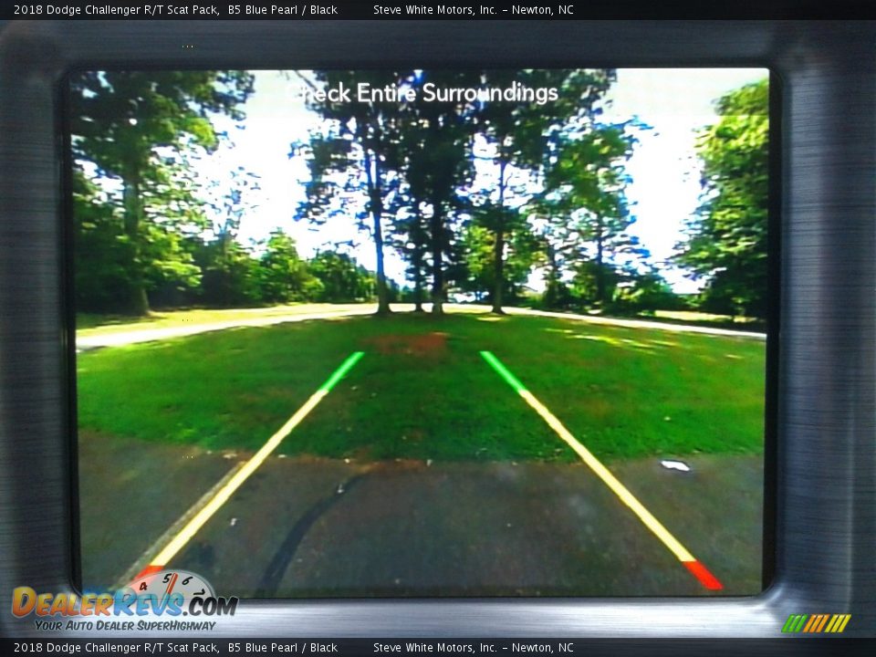 2018 Dodge Challenger R/T Scat Pack B5 Blue Pearl / Black Photo #22
