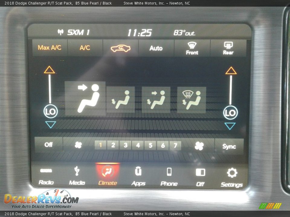 2018 Dodge Challenger R/T Scat Pack B5 Blue Pearl / Black Photo #23
