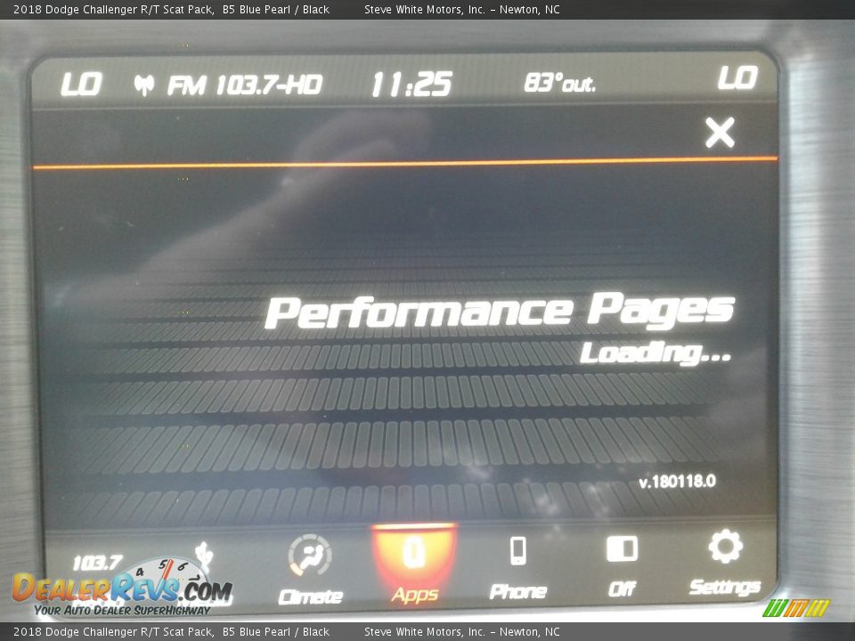 2018 Dodge Challenger R/T Scat Pack B5 Blue Pearl / Black Photo #25