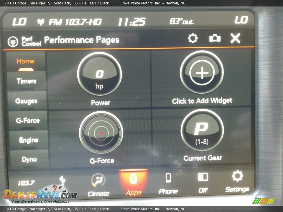 2018 Dodge Challenger R/T Scat Pack B5 Blue Pearl / Black Photo #26