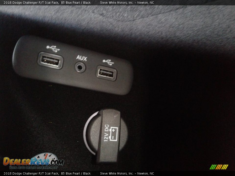 2018 Dodge Challenger R/T Scat Pack B5 Blue Pearl / Black Photo #28