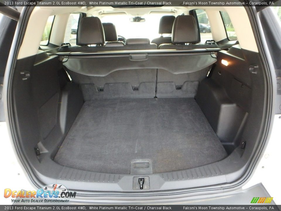 2013 Ford Escape Titanium 2.0L EcoBoost 4WD White Platinum Metallic Tri-Coat / Charcoal Black Photo #4