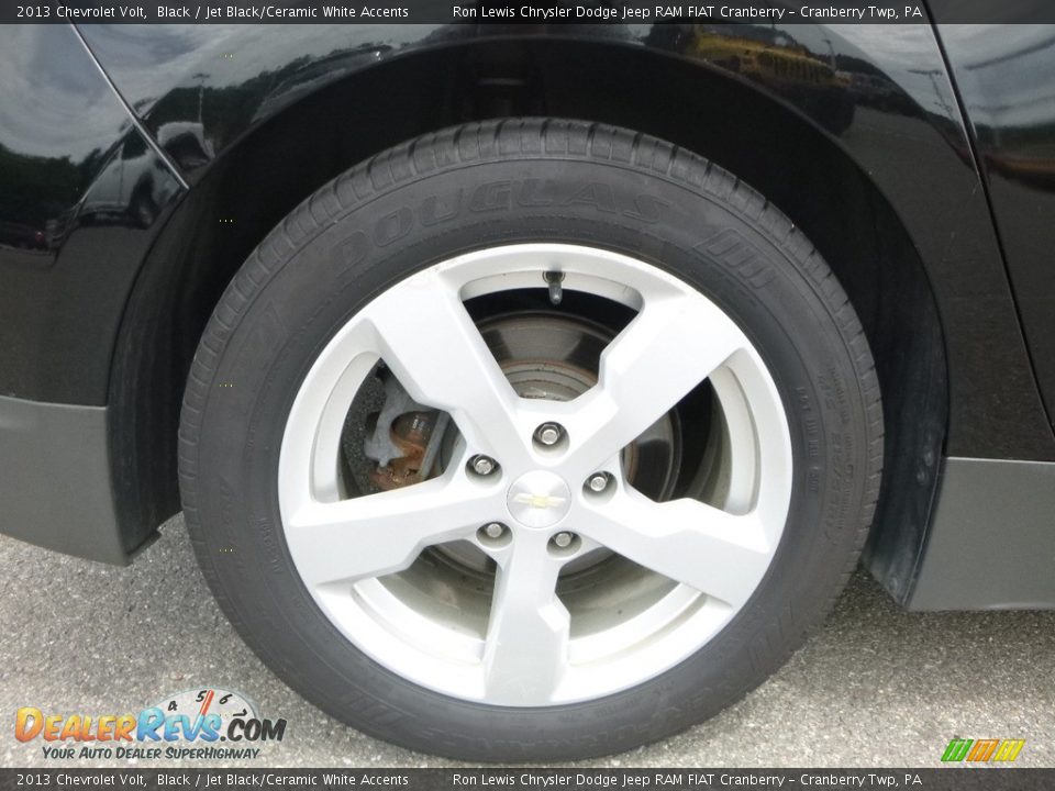 2013 Chevrolet Volt Black / Jet Black/Ceramic White Accents Photo #9
