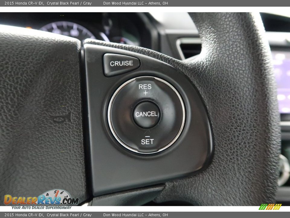 2015 Honda CR-V EX Crystal Black Pearl / Gray Photo #33
