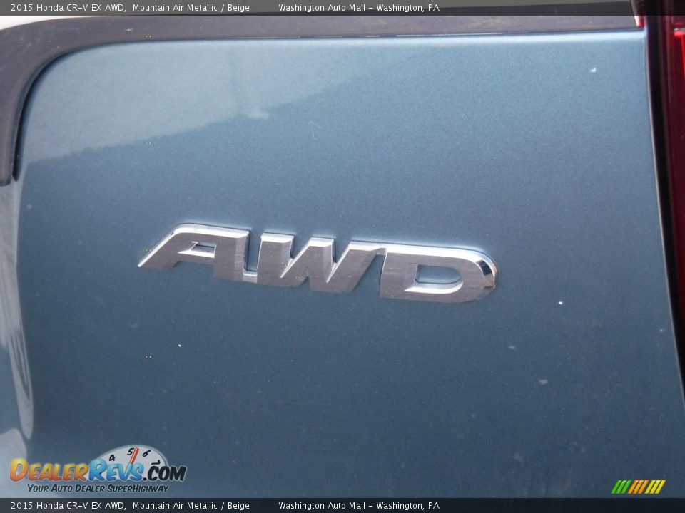 2015 Honda CR-V EX AWD Mountain Air Metallic / Beige Photo #10