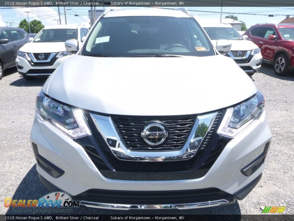 2018 Nissan Rogue S AWD Brilliant Silver / Charcoal Photo #9