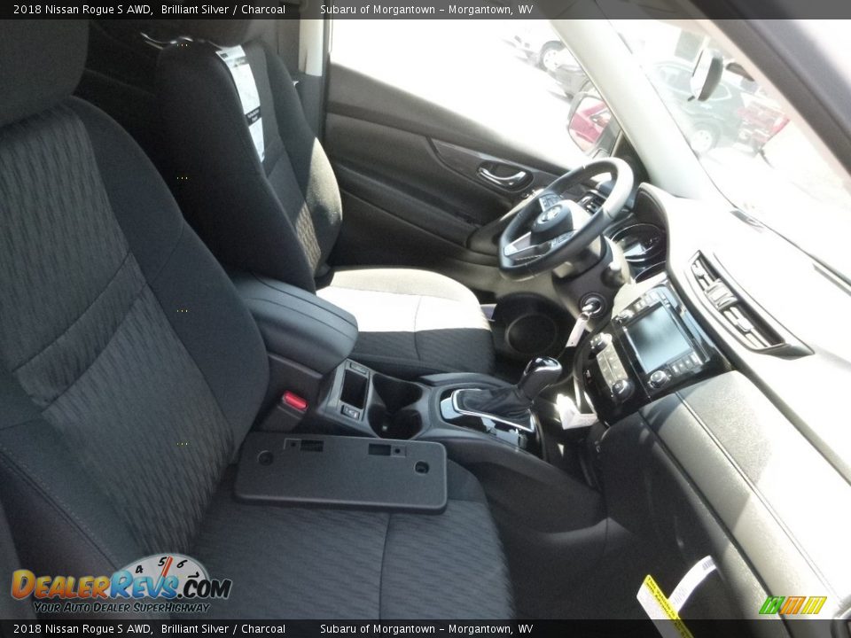 2018 Nissan Rogue S AWD Brilliant Silver / Charcoal Photo #10