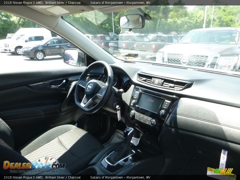 2018 Nissan Rogue S AWD Brilliant Silver / Charcoal Photo #11