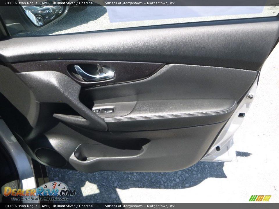 2018 Nissan Rogue S AWD Brilliant Silver / Charcoal Photo #12