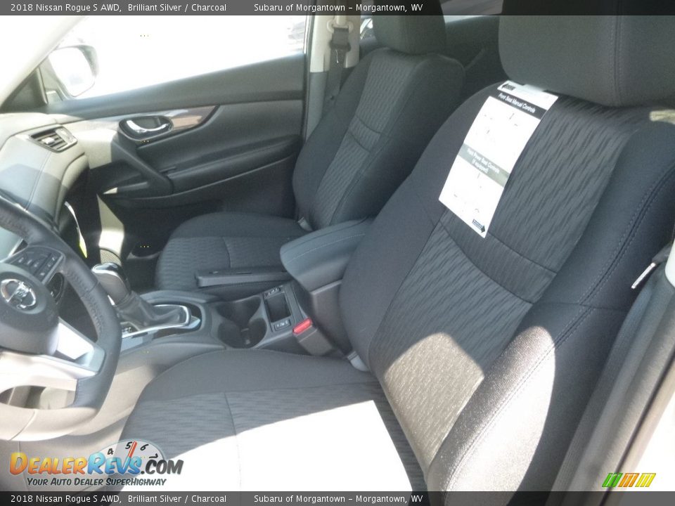 2018 Nissan Rogue S AWD Brilliant Silver / Charcoal Photo #15
