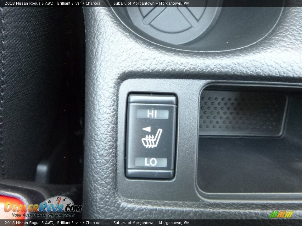 2018 Nissan Rogue S AWD Brilliant Silver / Charcoal Photo #17