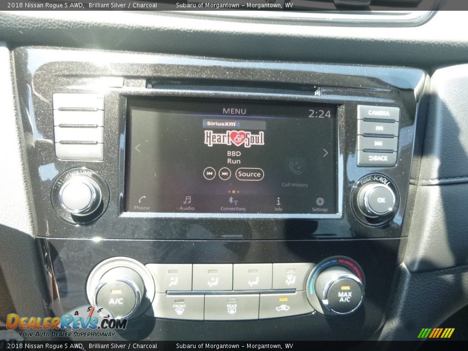 2018 Nissan Rogue S AWD Brilliant Silver / Charcoal Photo #18