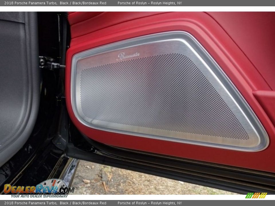 2018 Porsche Panamera Turbo Black / Black/Bordeaux Red Photo #16