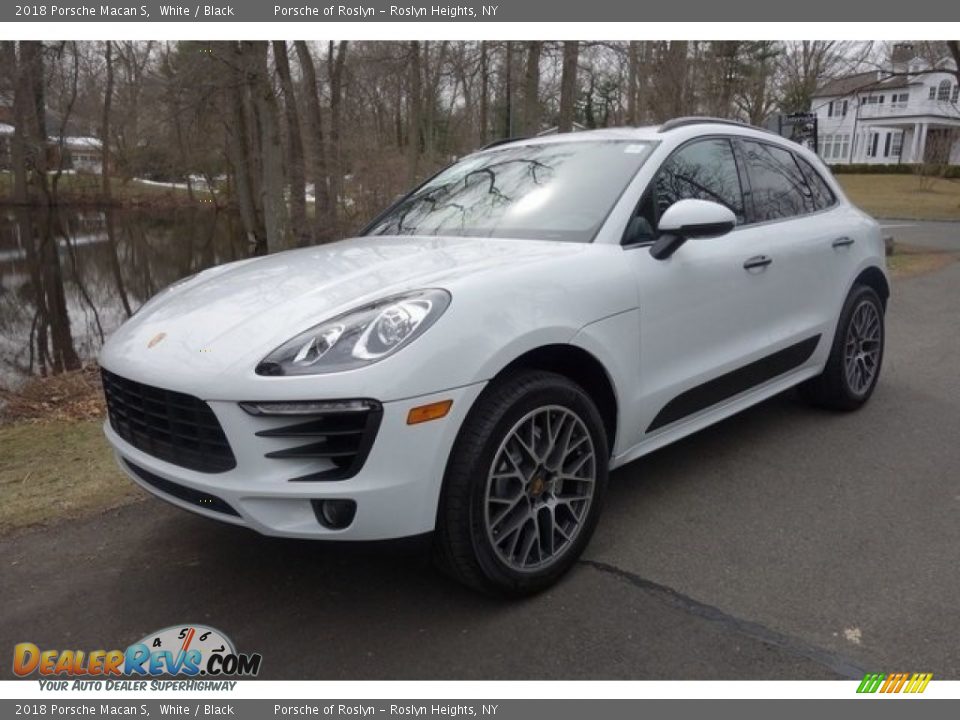 2018 Porsche Macan S White / Black Photo #3