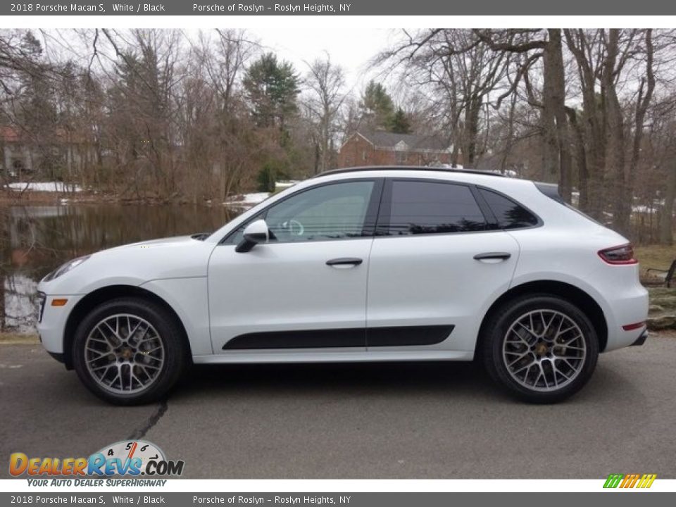 2018 Porsche Macan S White / Black Photo #4