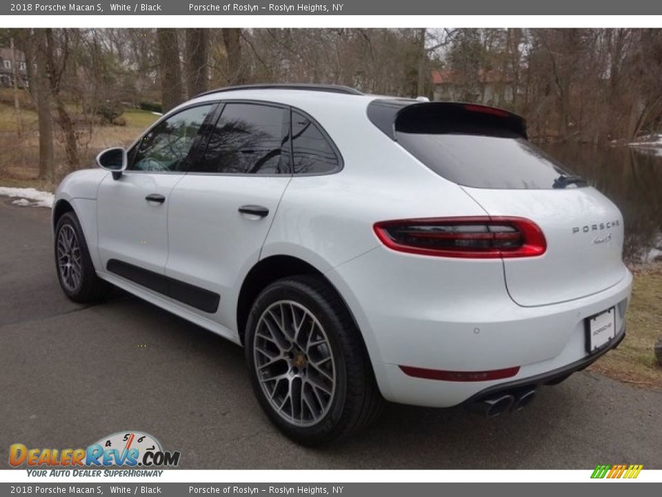 2018 Porsche Macan S White / Black Photo #5