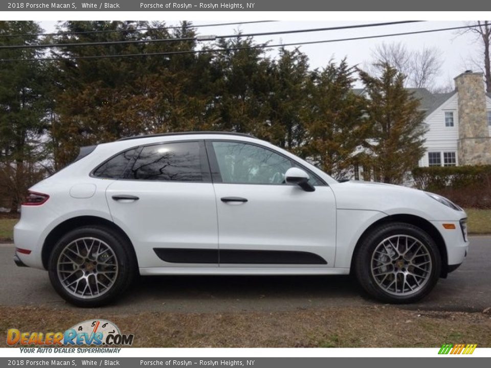 2018 Porsche Macan S White / Black Photo #8