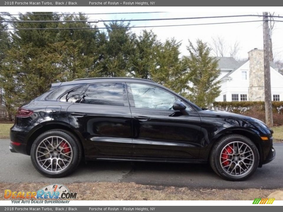 Black 2018 Porsche Macan Turbo Photo #8