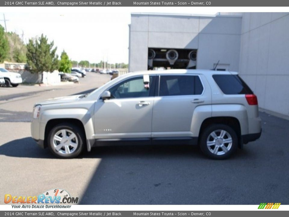 2014 GMC Terrain SLE AWD Champagne Silver Metallic / Jet Black Photo #3