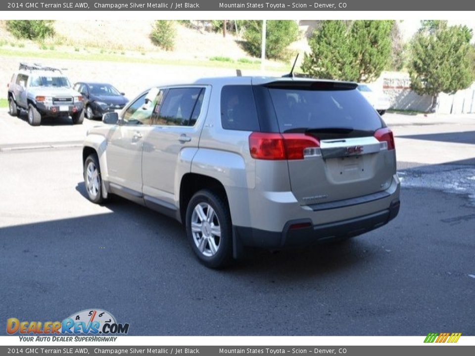 2014 GMC Terrain SLE AWD Champagne Silver Metallic / Jet Black Photo #4