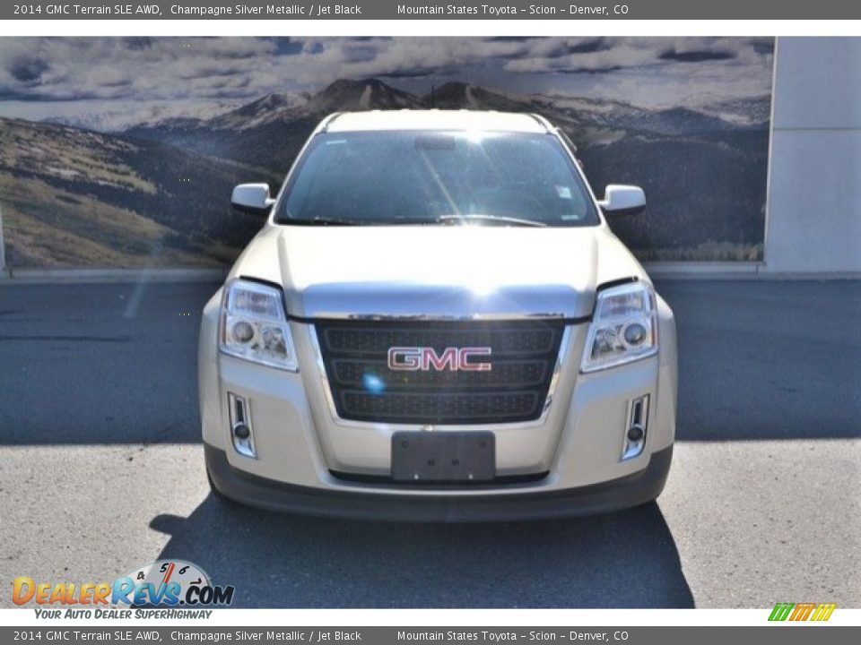 2014 GMC Terrain SLE AWD Champagne Silver Metallic / Jet Black Photo #8