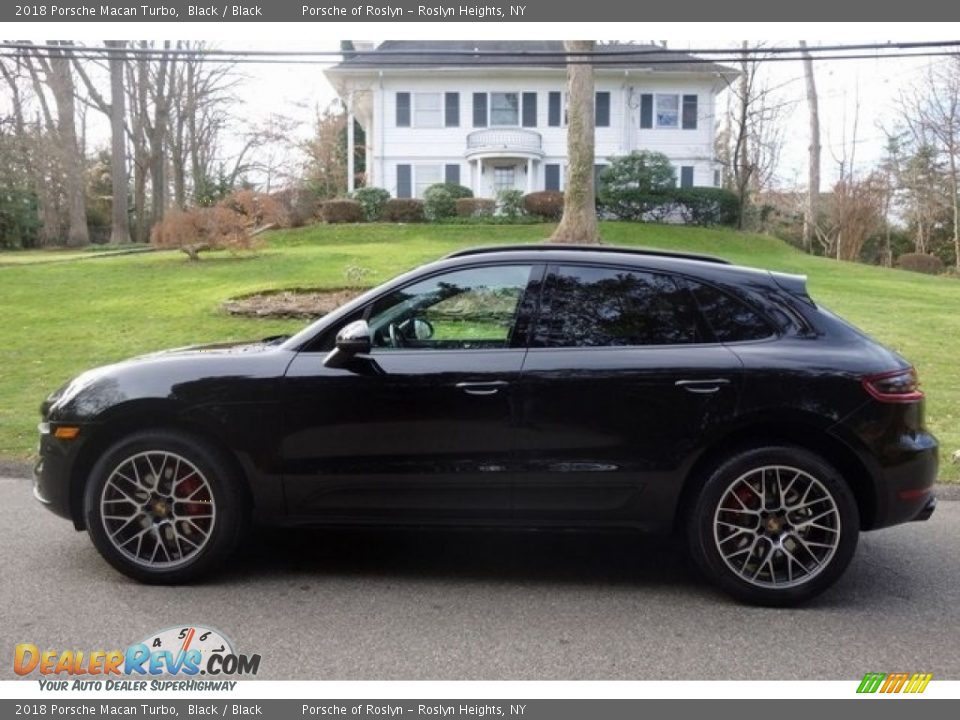 2018 Porsche Macan Turbo Black / Black Photo #4