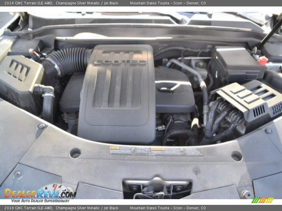 2014 GMC Terrain SLE AWD Champagne Silver Metallic / Jet Black Photo #9