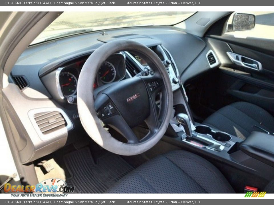 2014 GMC Terrain SLE AWD Champagne Silver Metallic / Jet Black Photo #10