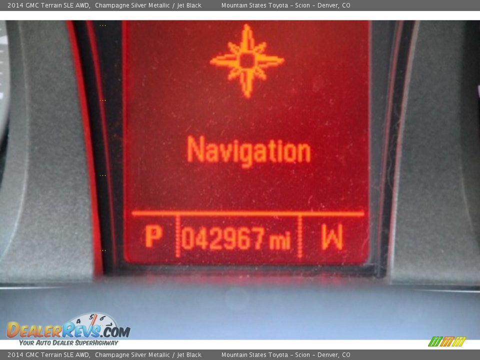 2014 GMC Terrain SLE AWD Champagne Silver Metallic / Jet Black Photo #12