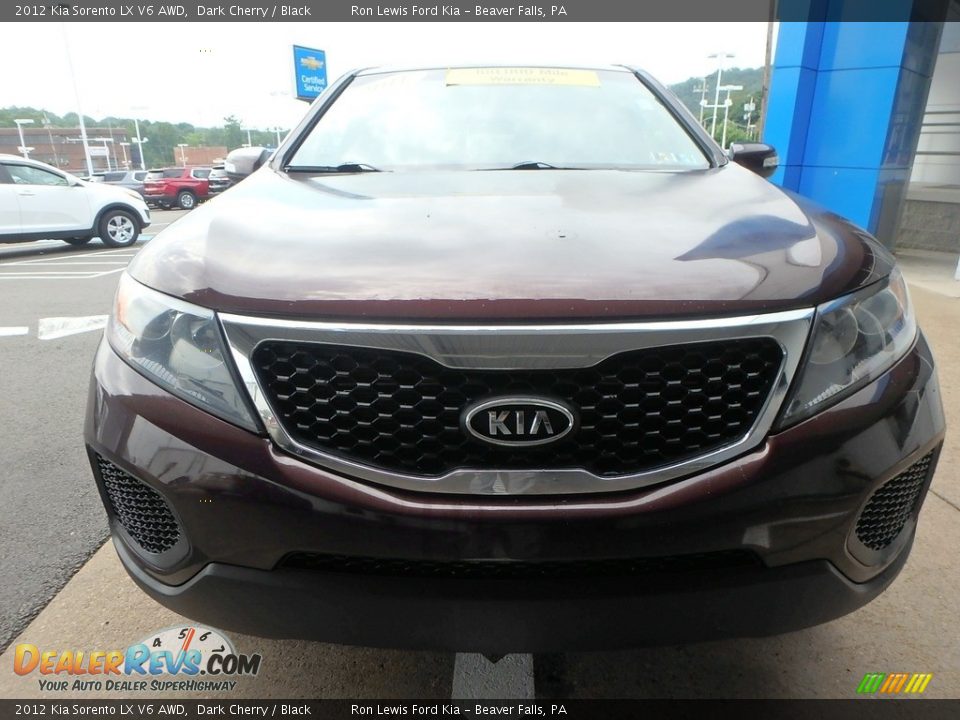 2012 Kia Sorento LX V6 AWD Dark Cherry / Black Photo #9