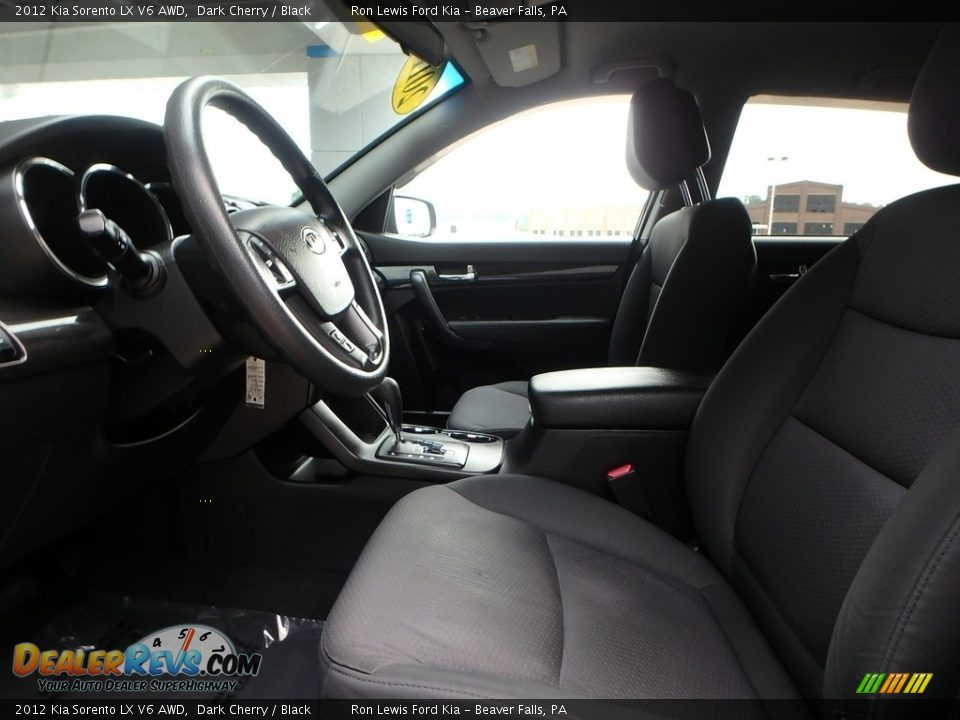 2012 Kia Sorento LX V6 AWD Dark Cherry / Black Photo #12