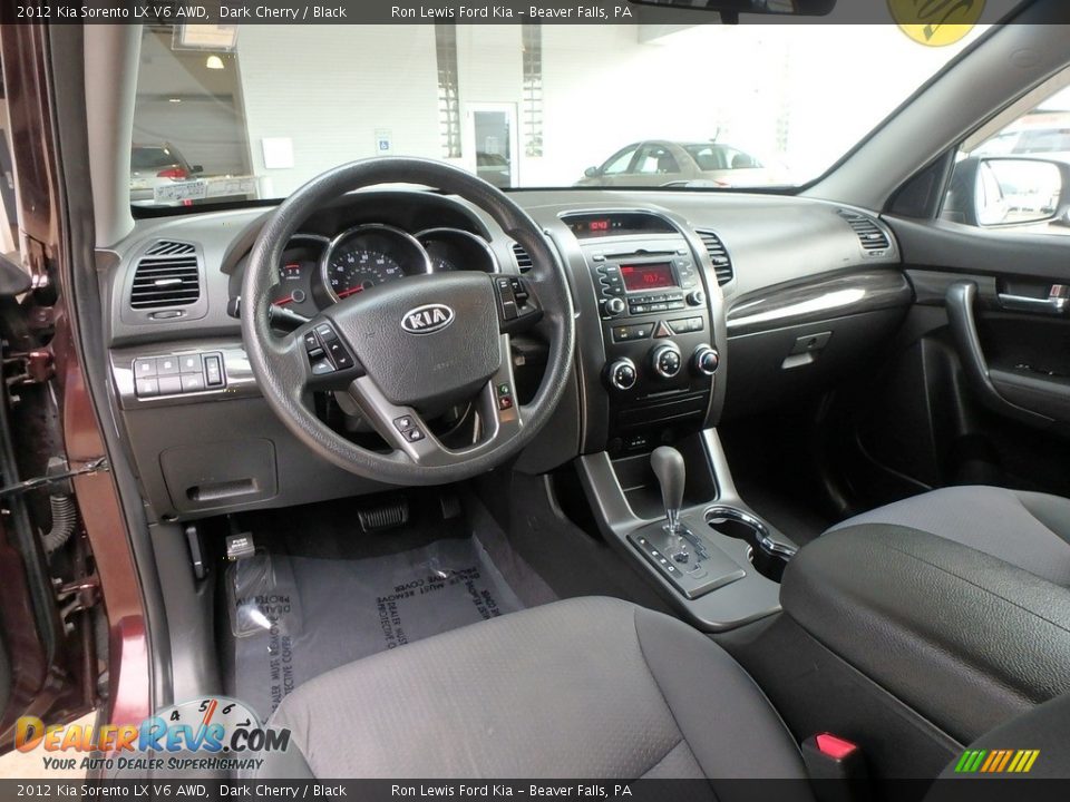 2012 Kia Sorento LX V6 AWD Dark Cherry / Black Photo #15