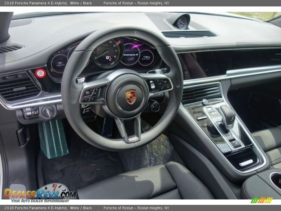 2018 Porsche Panamera 4 E-Hybrid White / Black Photo #12
