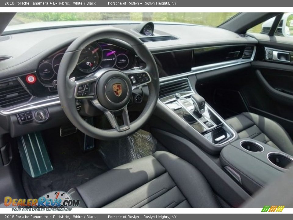 2018 Porsche Panamera 4 E-Hybrid White / Black Photo #13